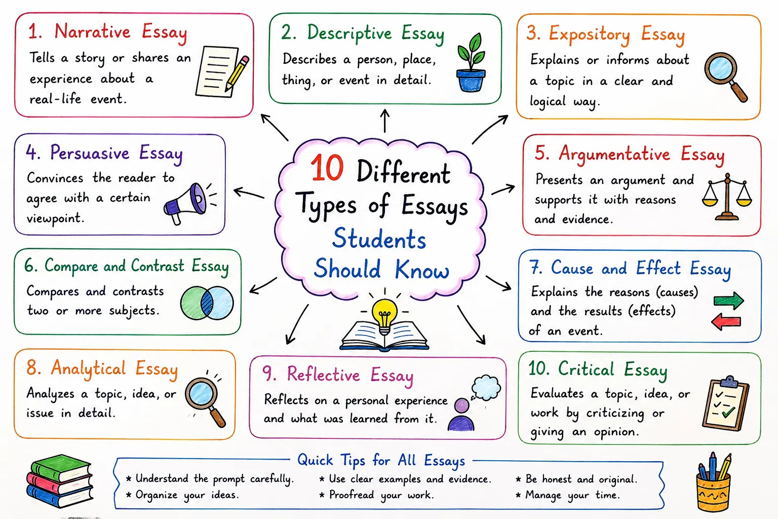 Different Types of Essays Students